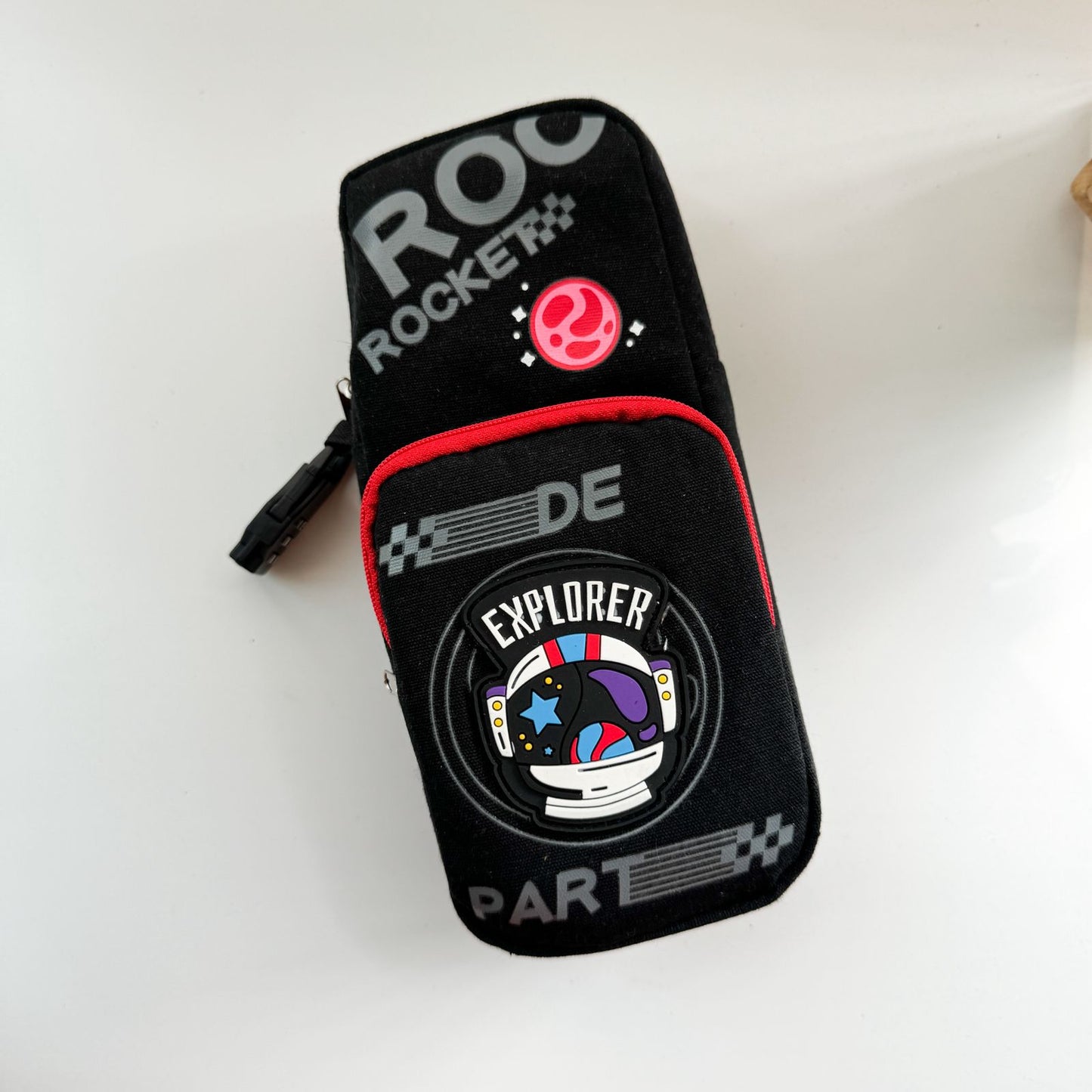 Fabric Pencil Bag with Lock | 9X4 in