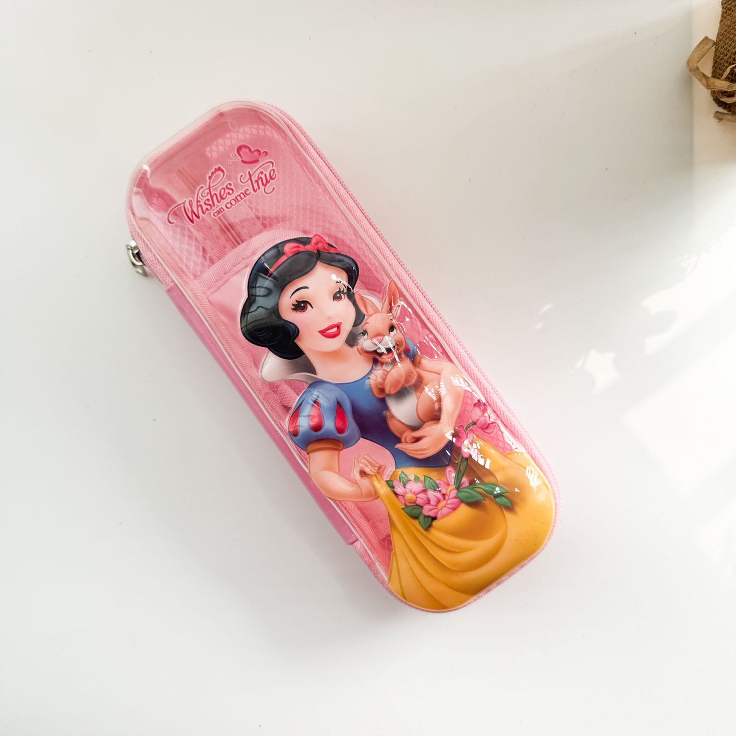 Princess Water Resistance Pencil Bag | 9X3.5 in