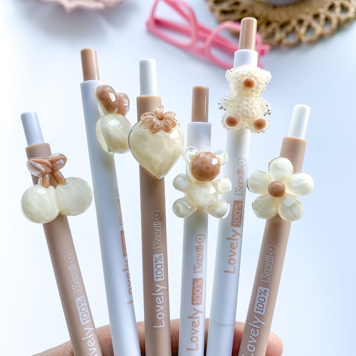 KQ0101 | 6 Pcs Gel Pen Set | Cute Pen Set