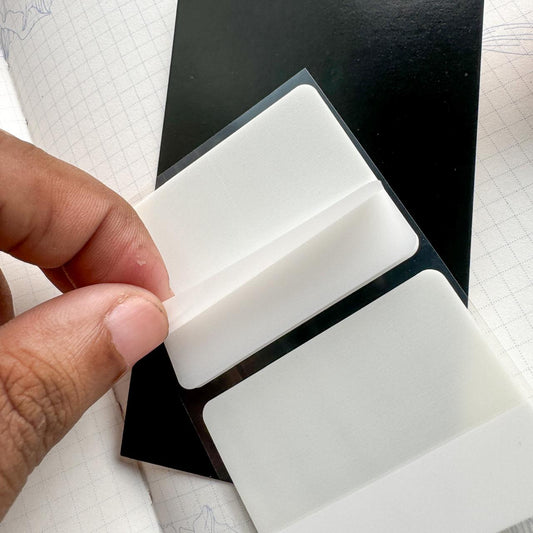 P0001 Translucent Sticky Notes White | 2 x 20 pcs