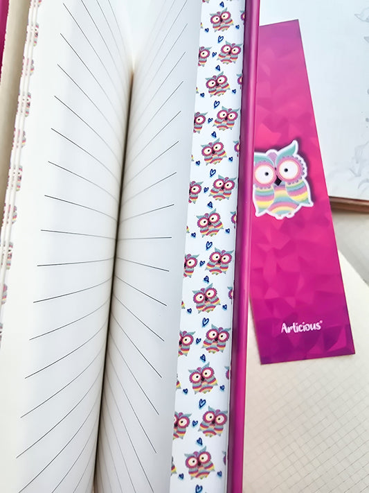 A5 Notebook Journal | Diary with Bookmark 80 gsm Premium Quality Paper | Ruled | Hard Cover | Natural Shade Pages