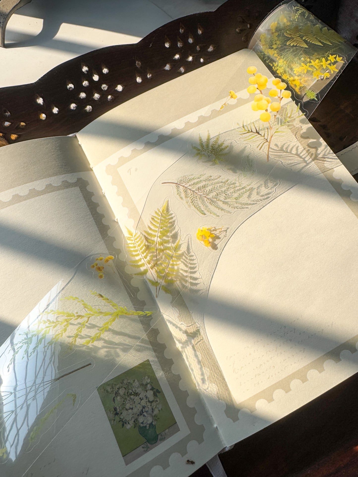 FYSZ604 -Sticker Roll| tape pitching posture series landscape cutting film hand account waterproof pet tape hand account sticker rolls