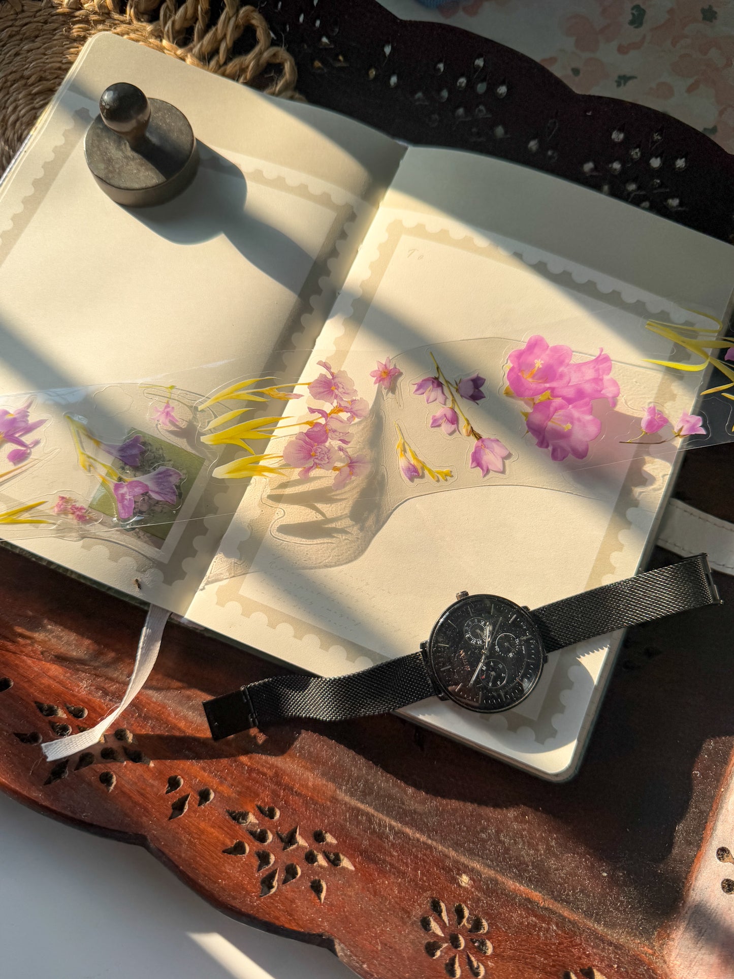 FYSZ606 -Sticker Roll| tape pitching posture series landscape cutting film hand account waterproof pet tape hand account sticker rolls