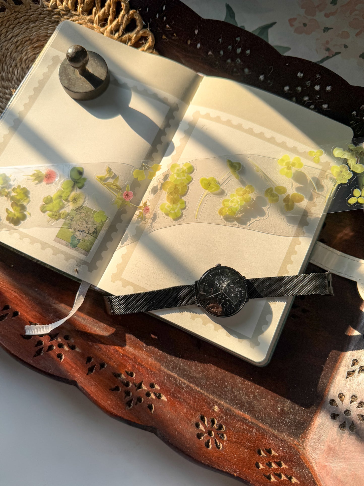 FYSZ605 -Sticker Roll| tape pitching posture series landscape cutting film hand account waterproof pet tape hand account sticker rolls