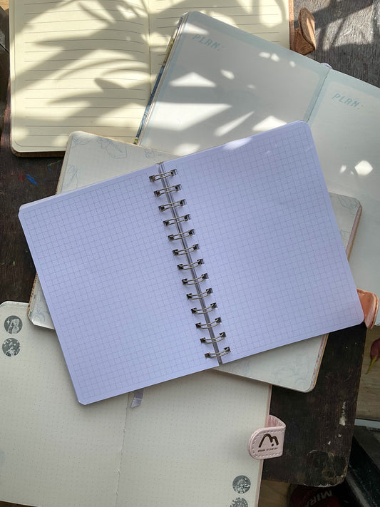 B501-Love Like| Kawaii Dairy | Spiral binding |Square Grid Special Notebooks 80 Pages 17.5x12.5 cm |Spriral Cute Kawaii Character Diary