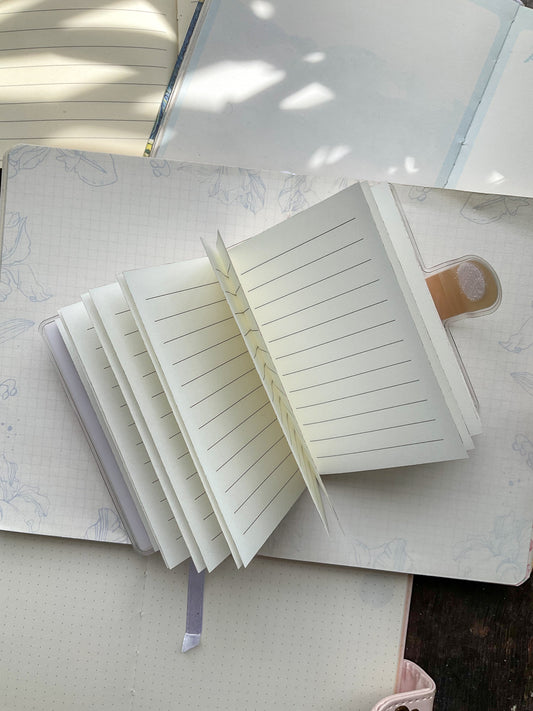 Capybara 150042 A7 Soft Cover Velcro-lock Notebook Ruled 80*2 Pages