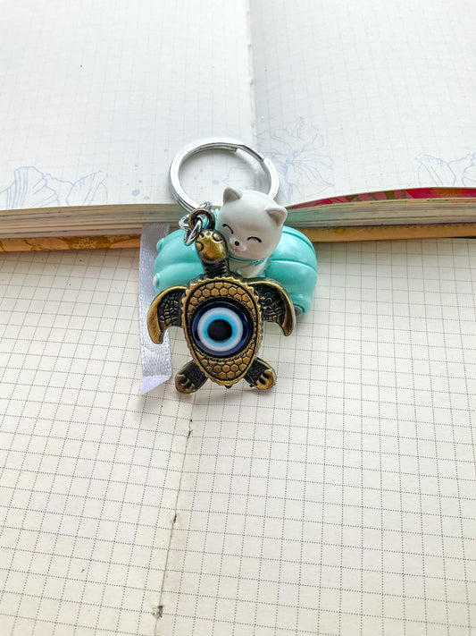Turtle Evile Eye Keychain| HK