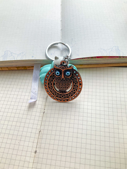Evil Eye Owl Key chain| AK