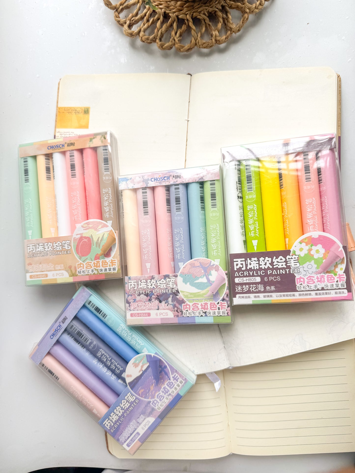 Csh805 Acrylic Painter | 6 pcs | Brush Pen