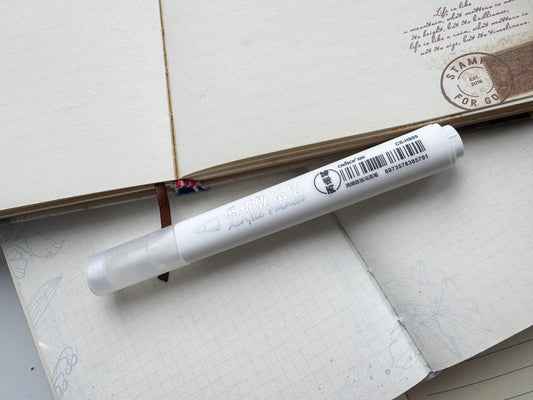 Csh805 White Acrylic Painter | 1 pcs | Brush Pen