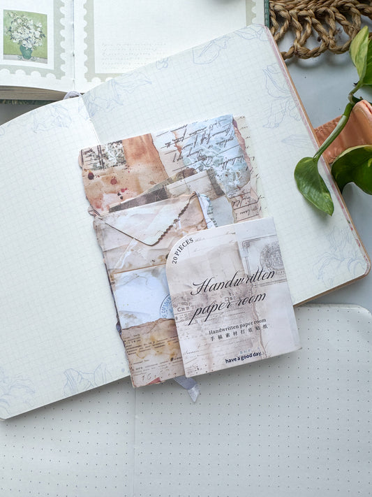 Sxzj003 Vintage Paper Pack | 20 pcs 100*140mm