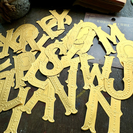 YXTZ01777 Rubiks Cube Embossed Letter Sticker 26Pc