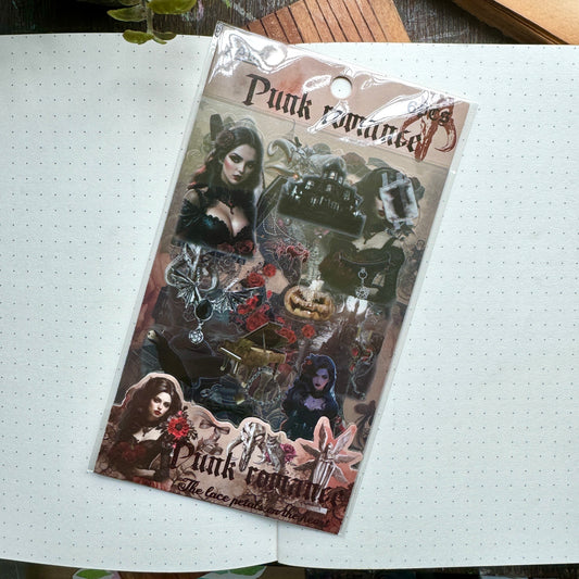 Atltb - 403 PET Journal Pet Sticker goth - 6 sheets