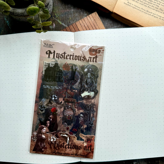 Atltb - 402 PET Journal Pet Sticker goth - 6 sheets