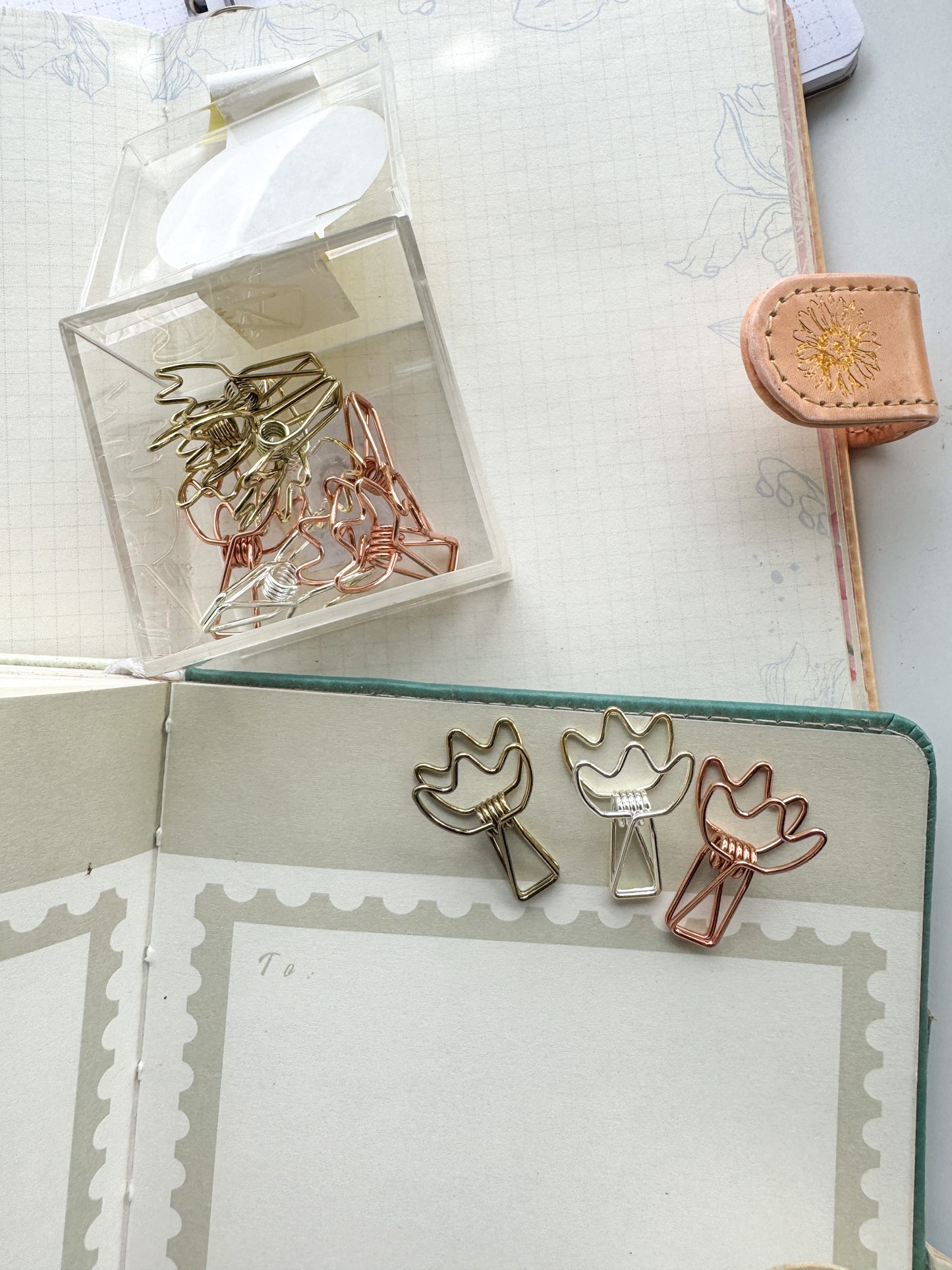Syzj7221 Cute Clip Set of 12 | 3 Different colours. 5*5mm