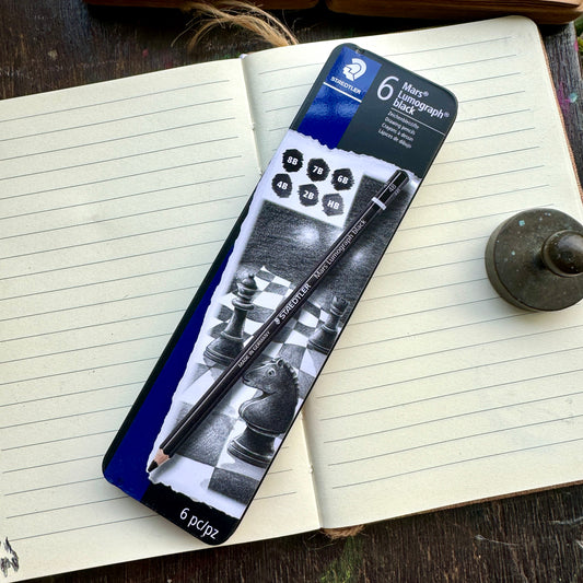 STAEDTLER - Extra Black Drawing pencil Set with Metal case | containing 6 drawing pencils in assorted degrees | sketch