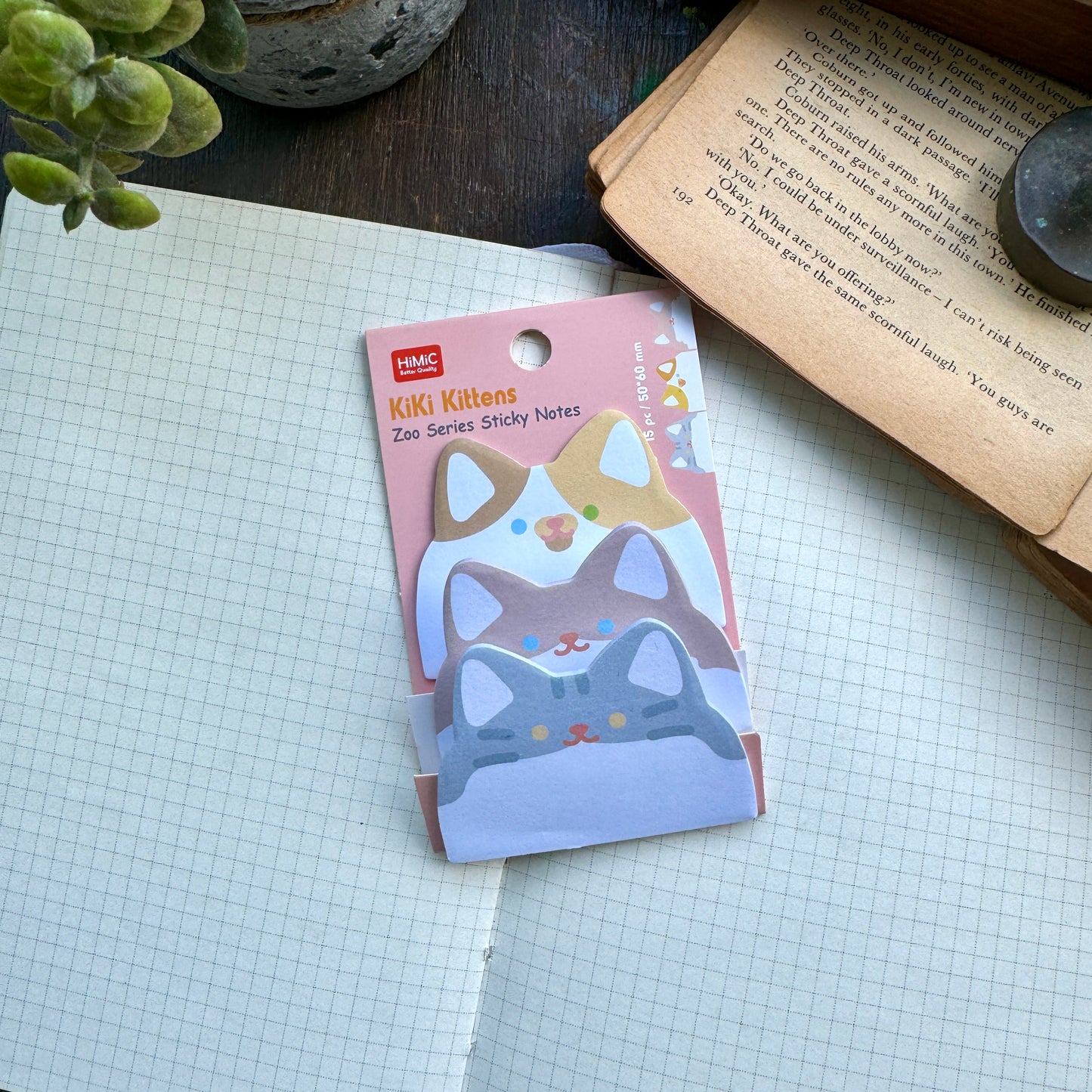 SN0445 Zoo Series Sticky Notes Kawaii - Diy Journal Sticky Notes
