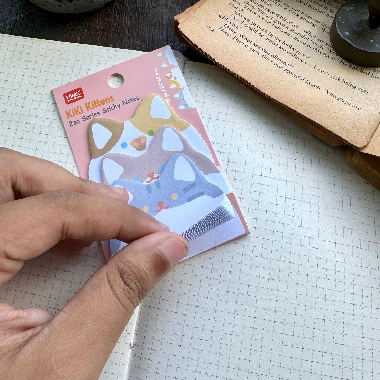 SN0445 Zoo Series Sticky Notes Kawaii - Diy Journal Sticky Notes