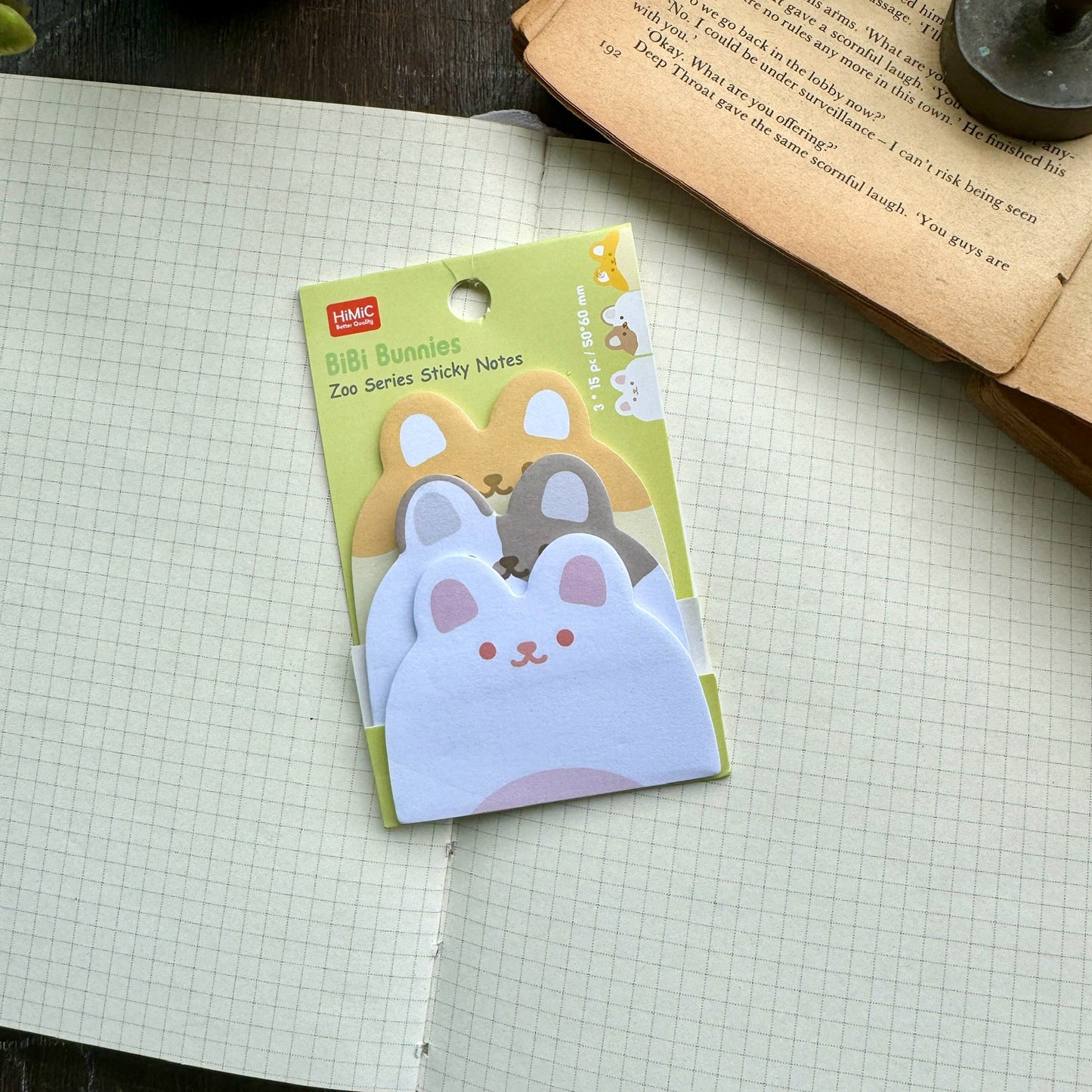 SN0445 Zoo Series Sticky Notes Kawaii - Diy Journal Sticky Notes