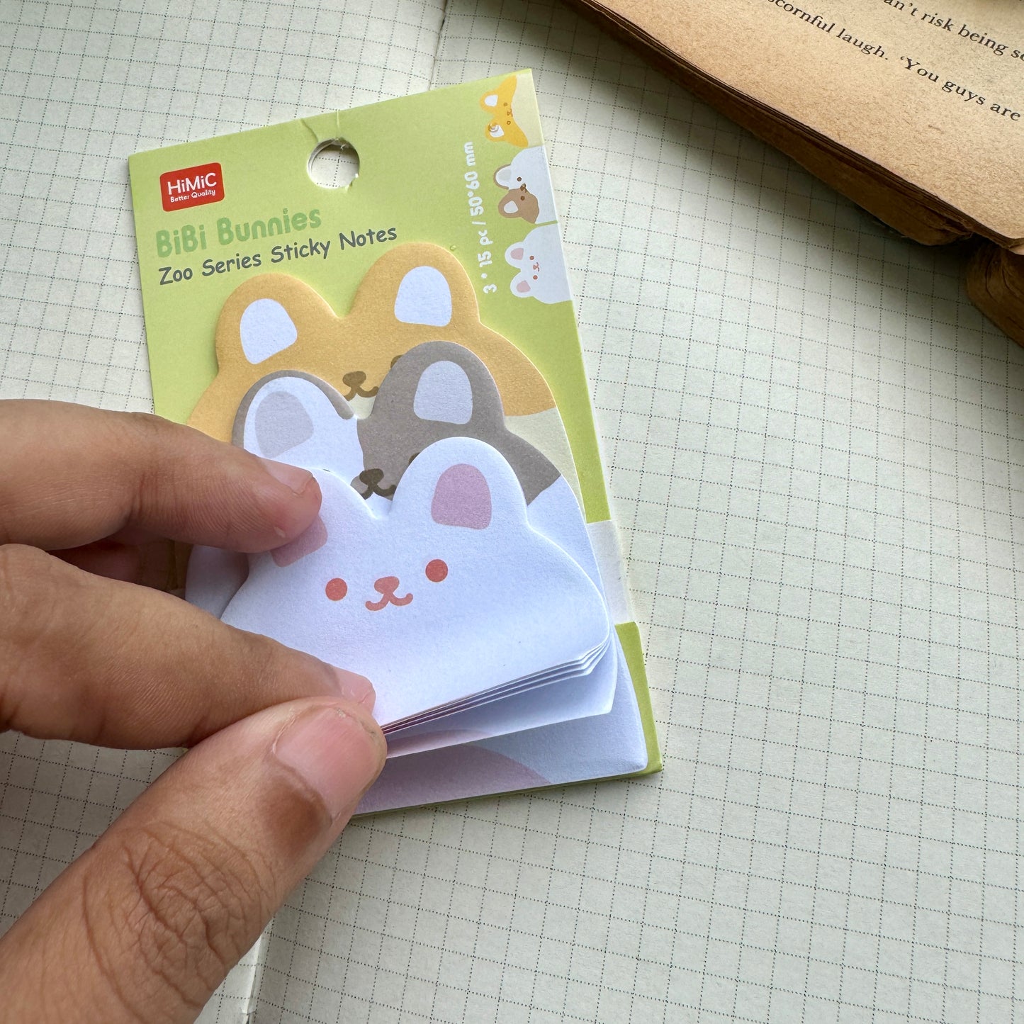 SN0445 Zoo Series Sticky Notes Kawaii - Diy Journal Sticky Notes