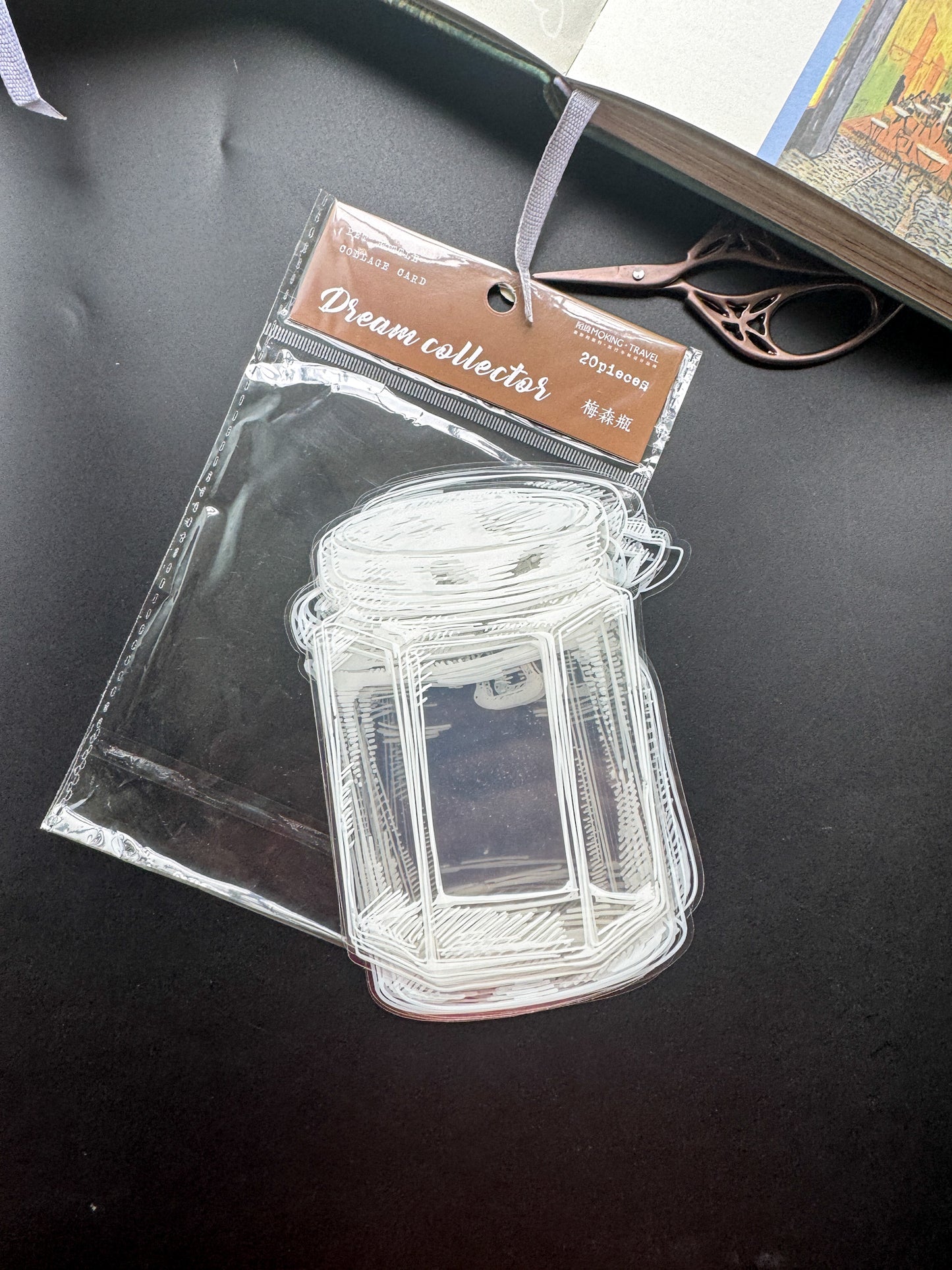 Rmlm003 Transparent Jar Sticker | Dream Collector series | 4*5 20 pcs. 95*140mm