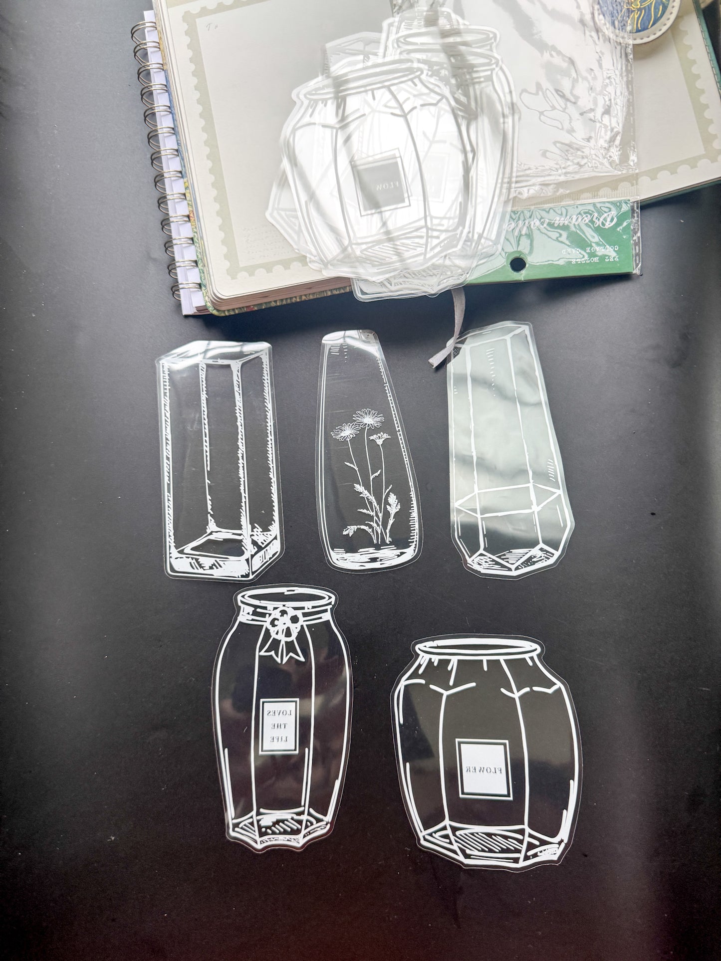 Rmlm002 Transparent Jar Sticker | Dream Collector series | 4*5 20 pcs. 95*140mm