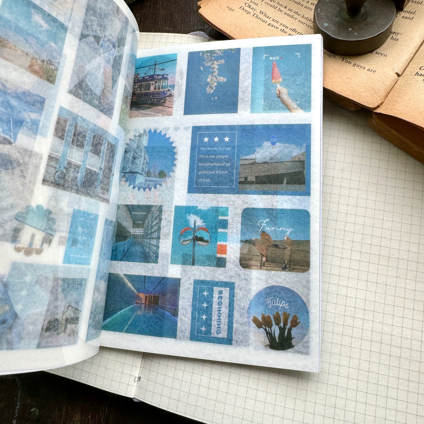 KQ990IT Paper Cutout & Sticker Book with Paper Sticker Pet Sticker | 20 Sheets | Sticker Booklet