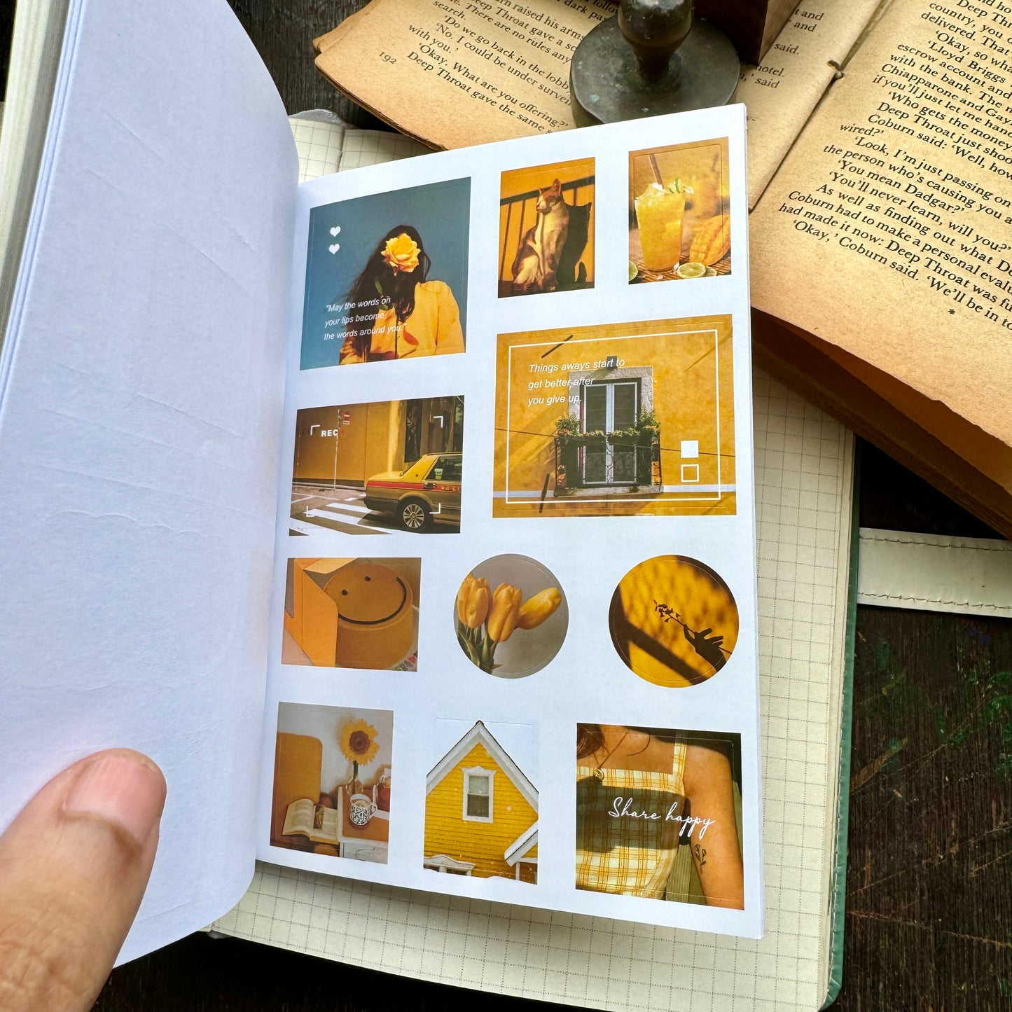 Kq992Sml Paper Cutout & Sticker Book with Paper Sticker Pet Sticker | 20 Sheets | Sticker Booklet