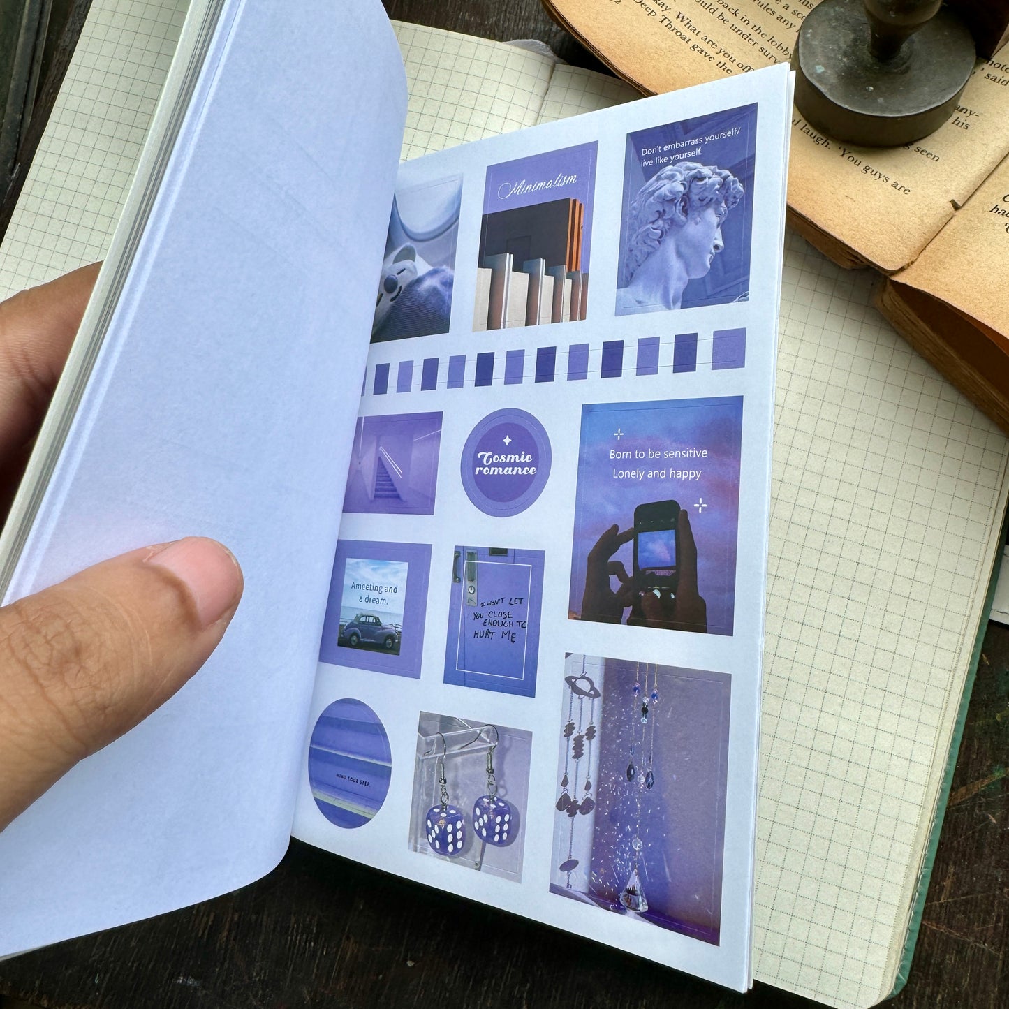 KQ989tk Paper Cutout & Sticker Book with Paper Sticker Pet Sticker | 20 Sheets | Sticker Booklet