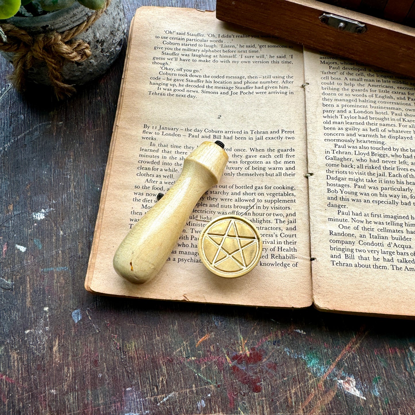Star - Seal Wax Stamp with Holder
