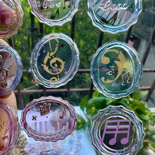 Yttc002 Transparent Wax Seal Stamp| Wax Stamp Sticker