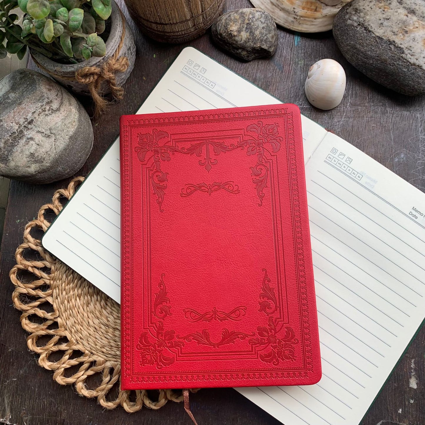 Vintage Design Notebook Red collection MG265L6 | Notebook A5 | Diary