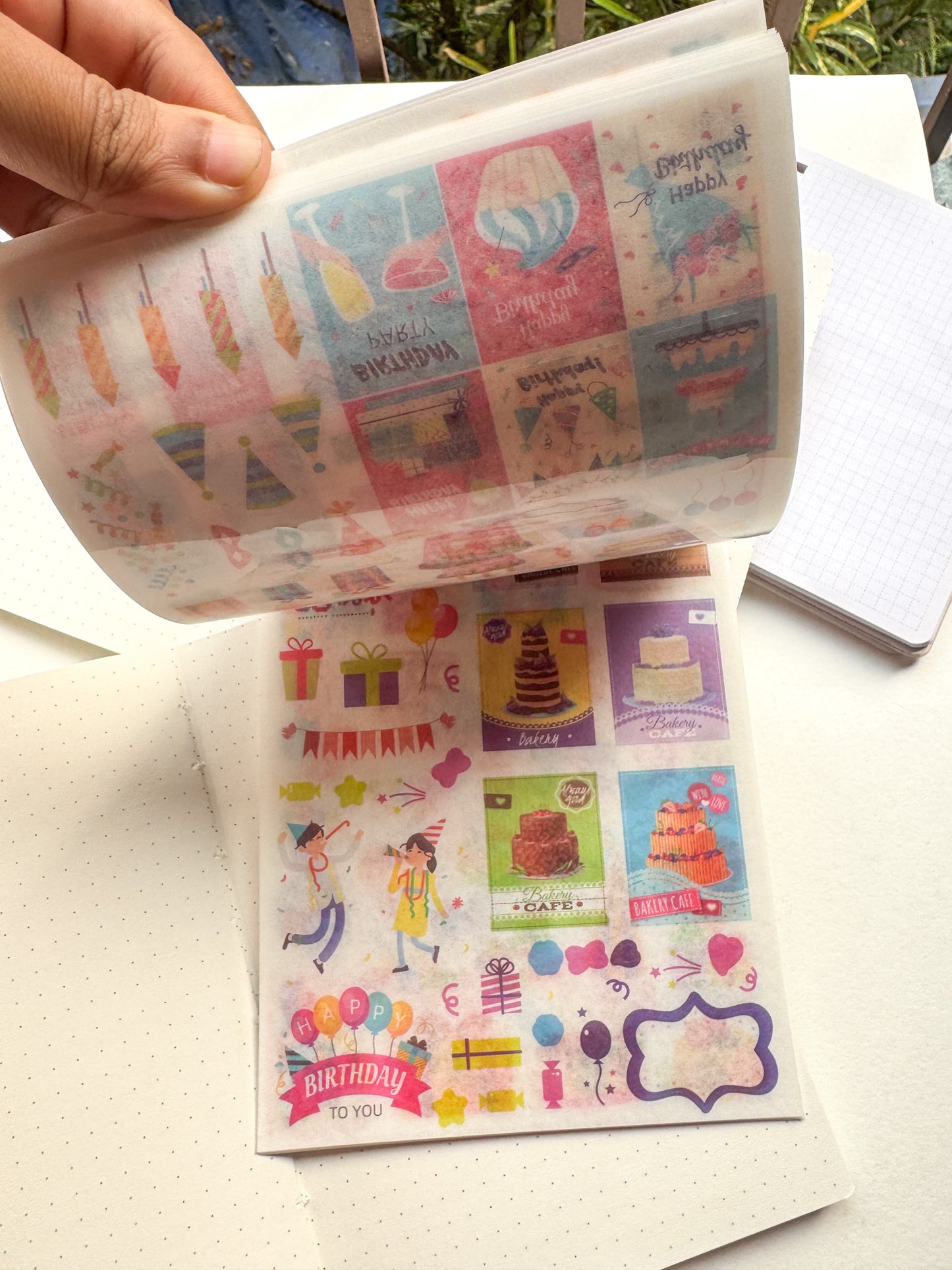 Sqhjb403 Gorgeous Celebration Deco Sticker Book | 24 pages