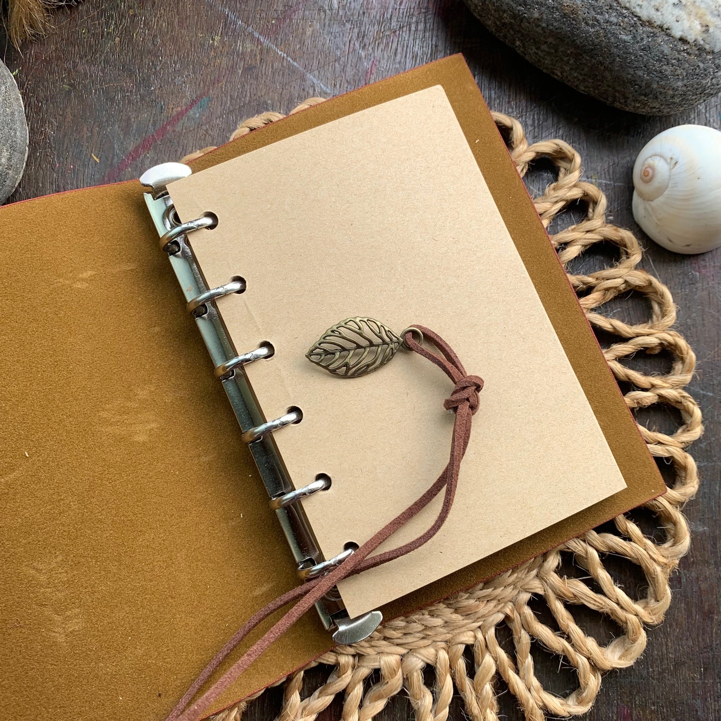 Mg265e5 A6 Vintage Journal Notebook with Craft Paper