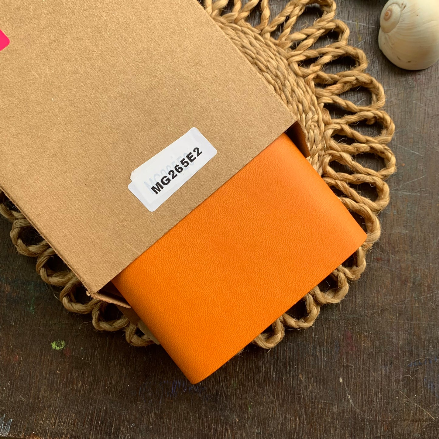 Mg265e2 A6 Vintage Journal Notebook with Craft Paper