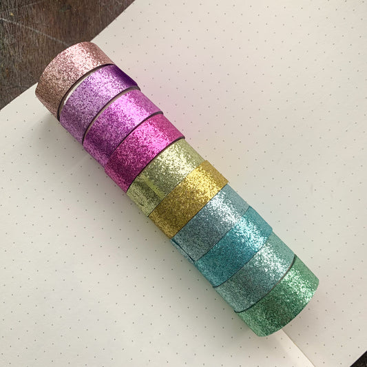 Mg7825 Glitter Cello tape set | 10 pcs