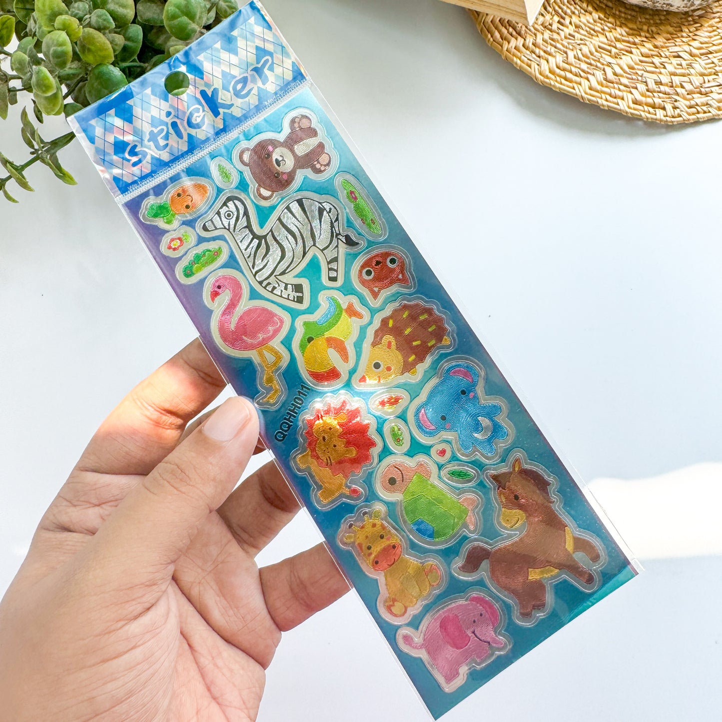 Qqhh011 Kids Animal Sticker | For Kids