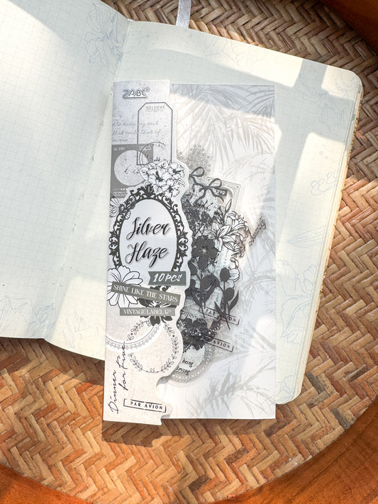 Ysxj603 Verses Collection Transparent Sticker Set | 10 pcs