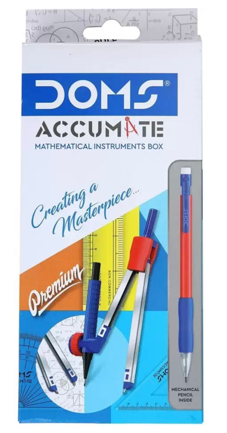 Doms ACCUMATE Mathematical Instrument Box | Geometry Box