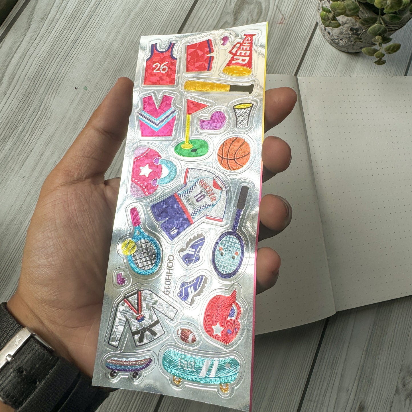 Qqhh019 Sports Glowing Sticker | For Kids