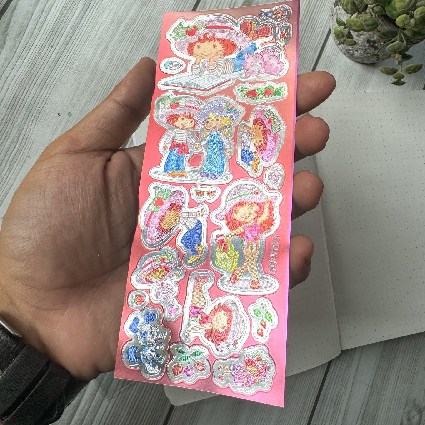 Qqhh091 Girl Glowing Sticker | For Kids