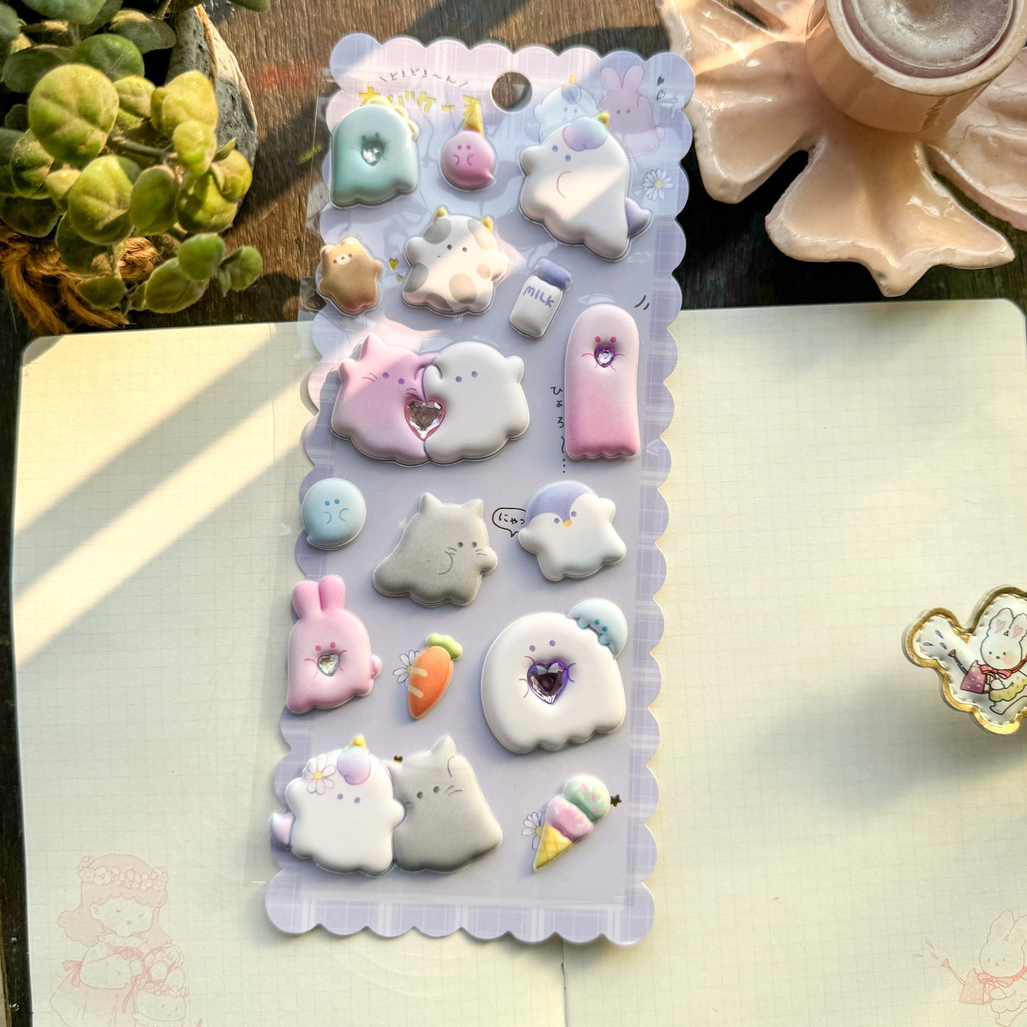 SL-ANT 09 - Kawaii Decorative Fluffy Sticker 3D