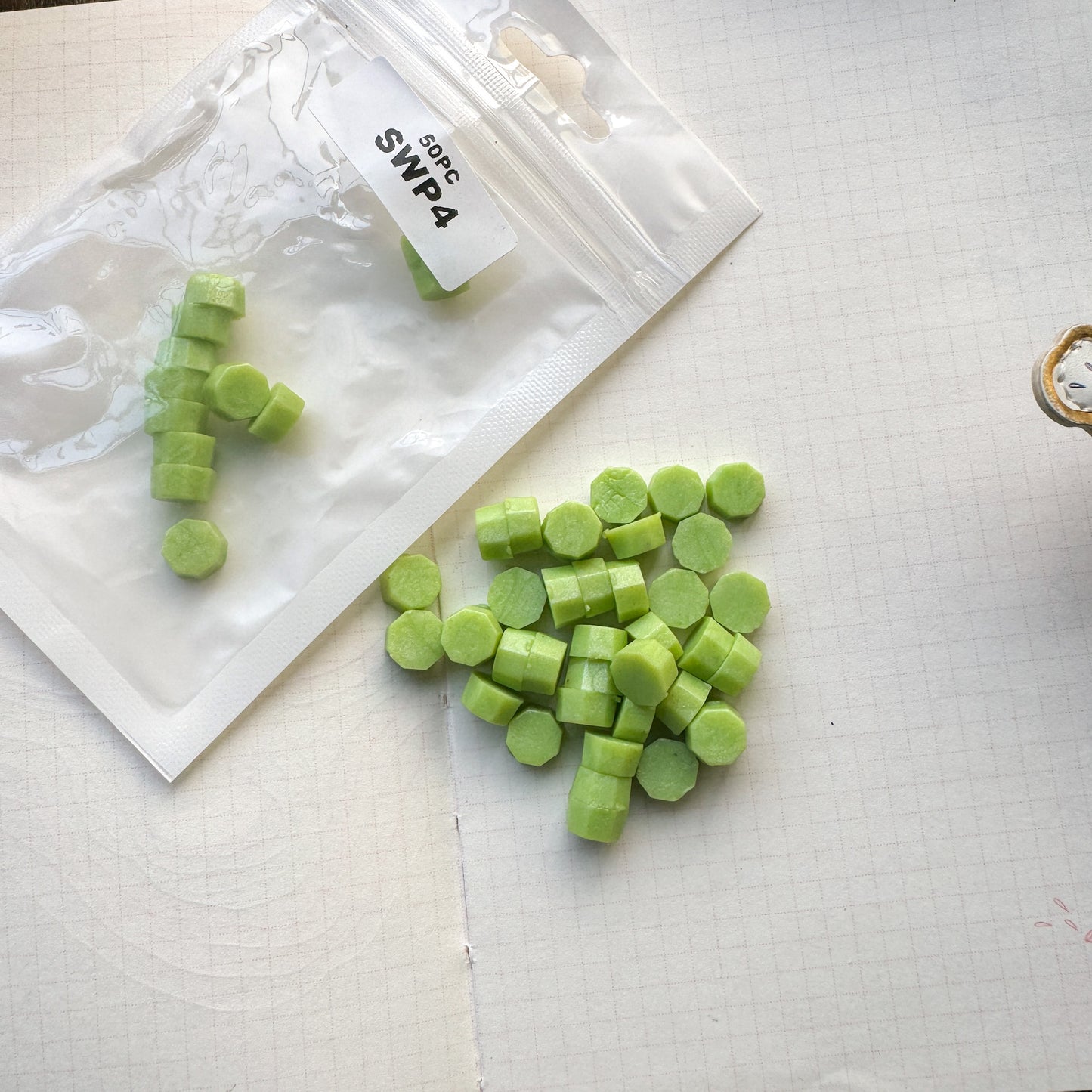 #SWP4 - Wax Beads 1 Pckt = 50 Pcs Approx