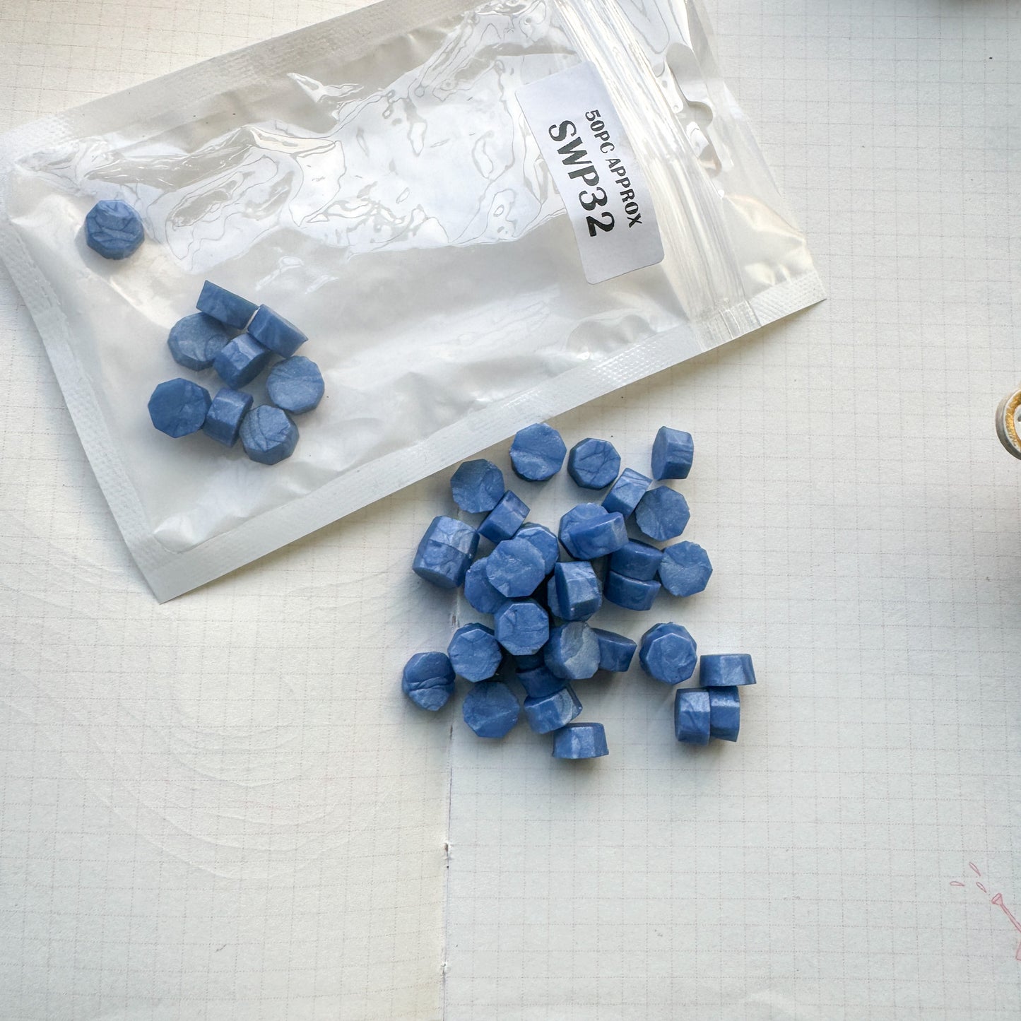 #SWP32 - Wax Beads 1 Pckt = 50 Pcs Approx