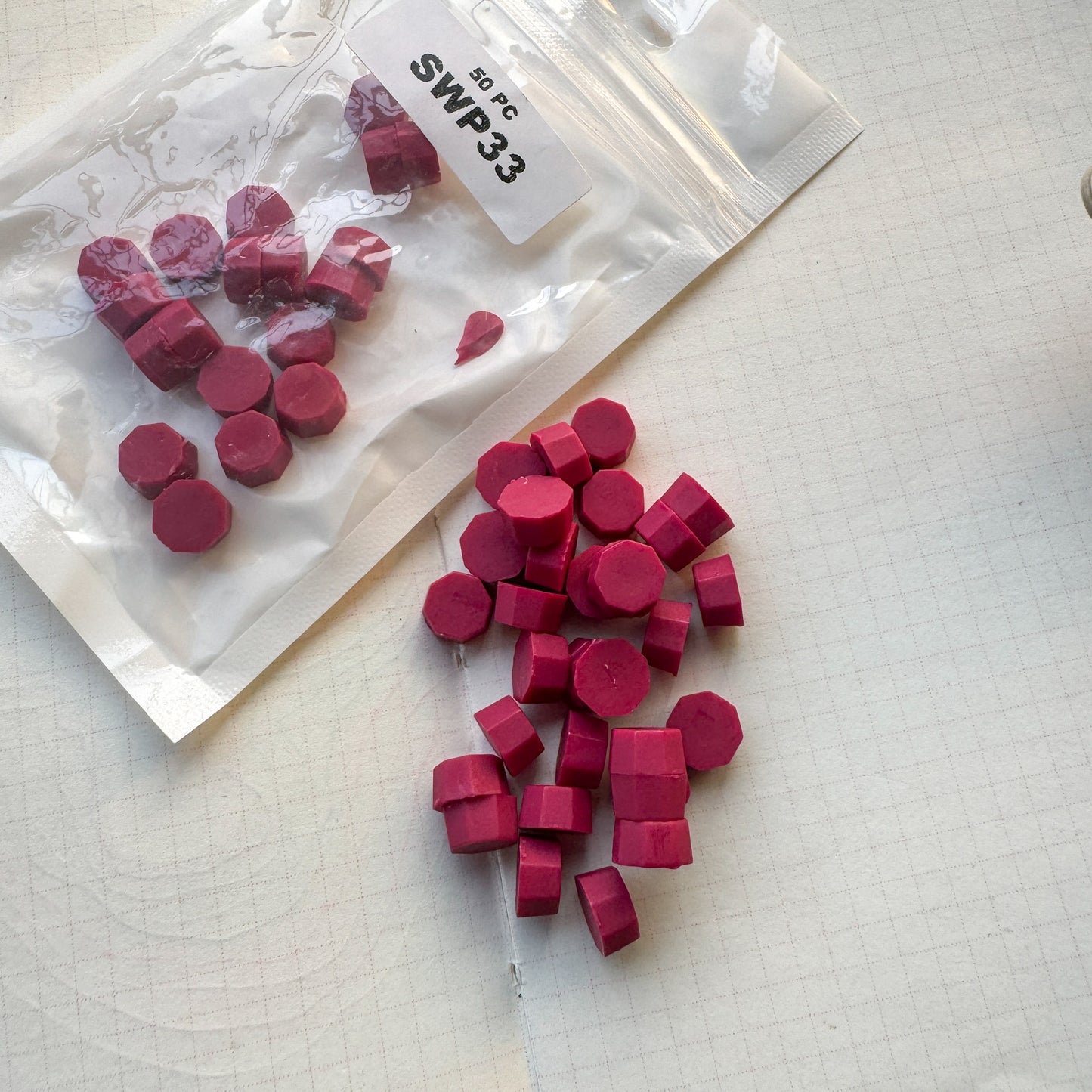 #SWP33 - Wax Beads 1 Pckt = 50 Pcs Approx