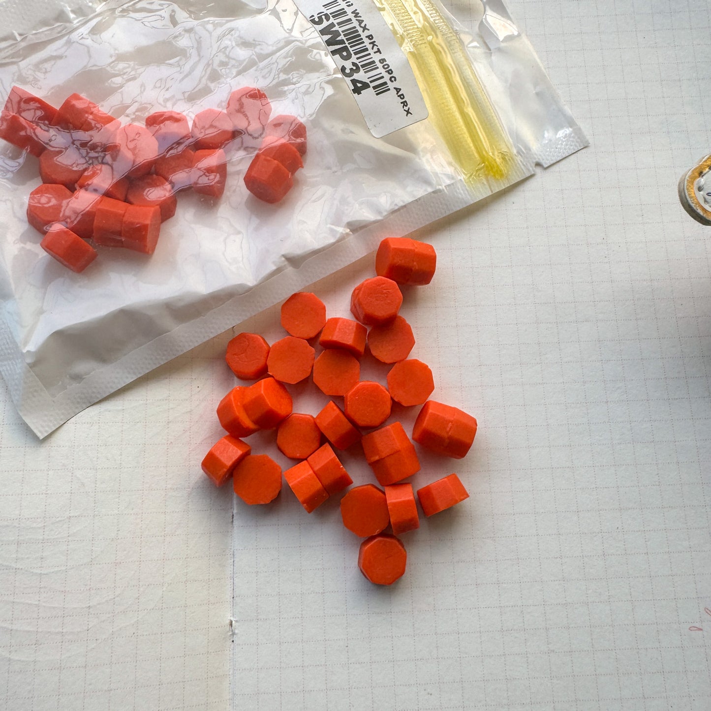 #SWP34 - Wax Beads 1 Pckt = 50 Pcs Approx