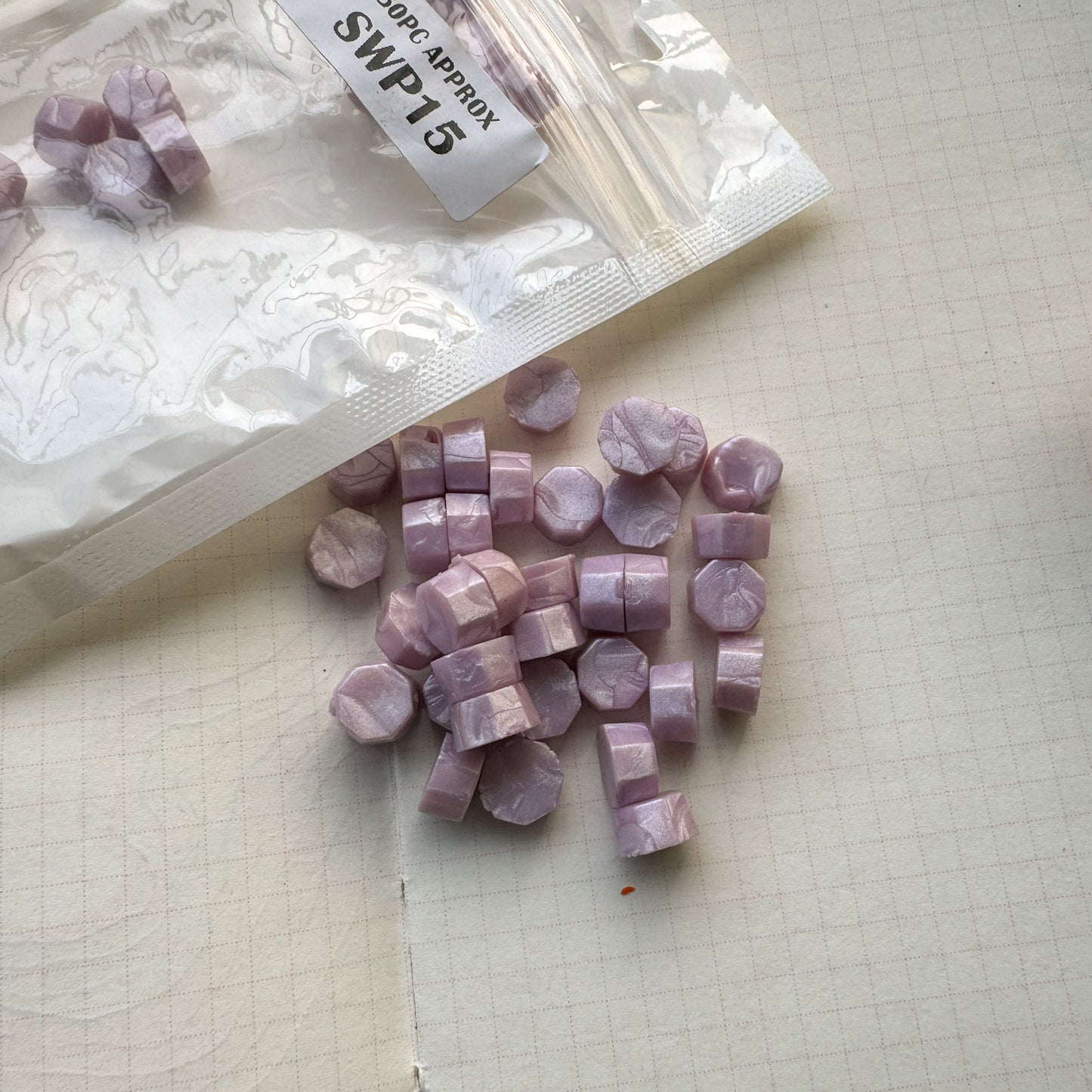 #SWP15 - Wax Beads 1 Pckt = 50 Pcs Approx