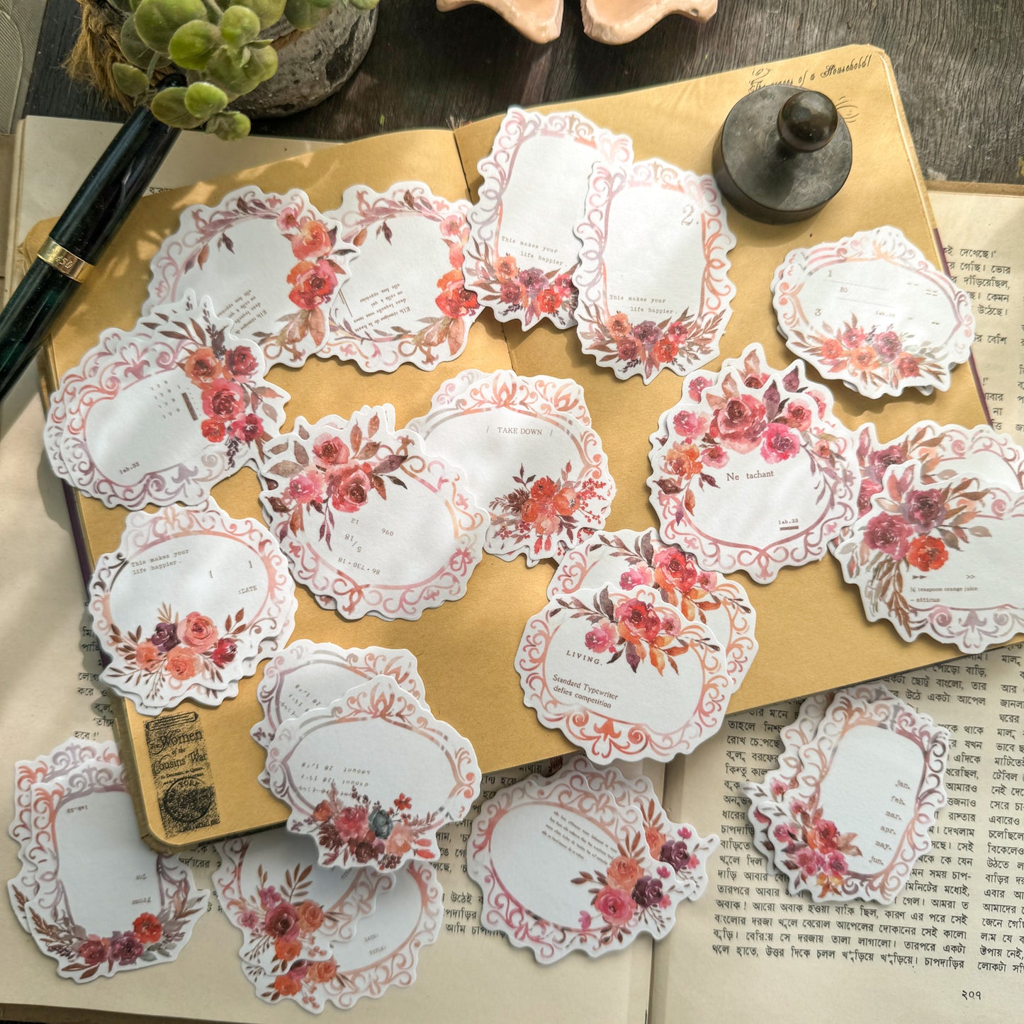 MG360231 Blooming Dreamer Paper Sticker | 15 design / 30 pic