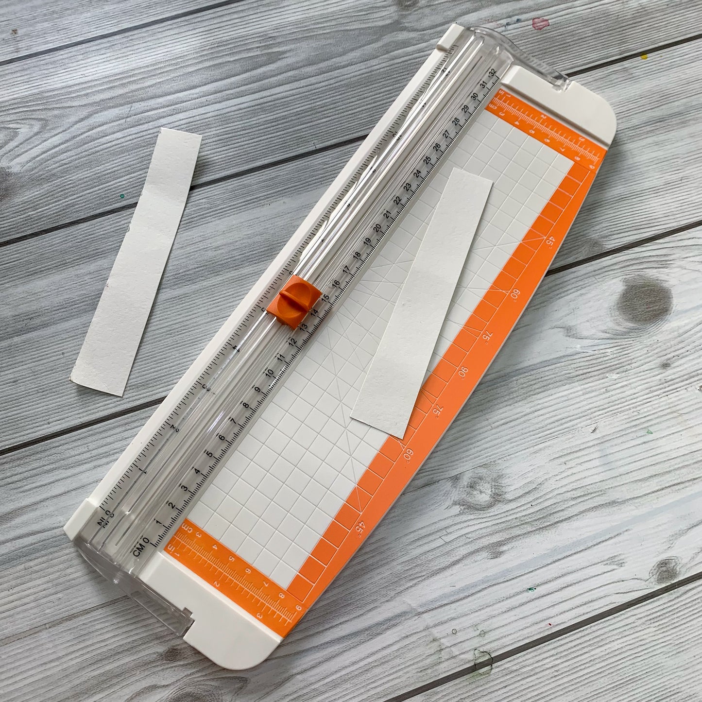 A4 Paper Trimmer | Cutter 12 inch Cut with Automatic Hand Safeguard and Side Ruler White