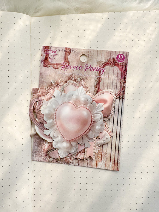 Yzof403 Frame Stone Model Chipboard Material | 10 Pcs